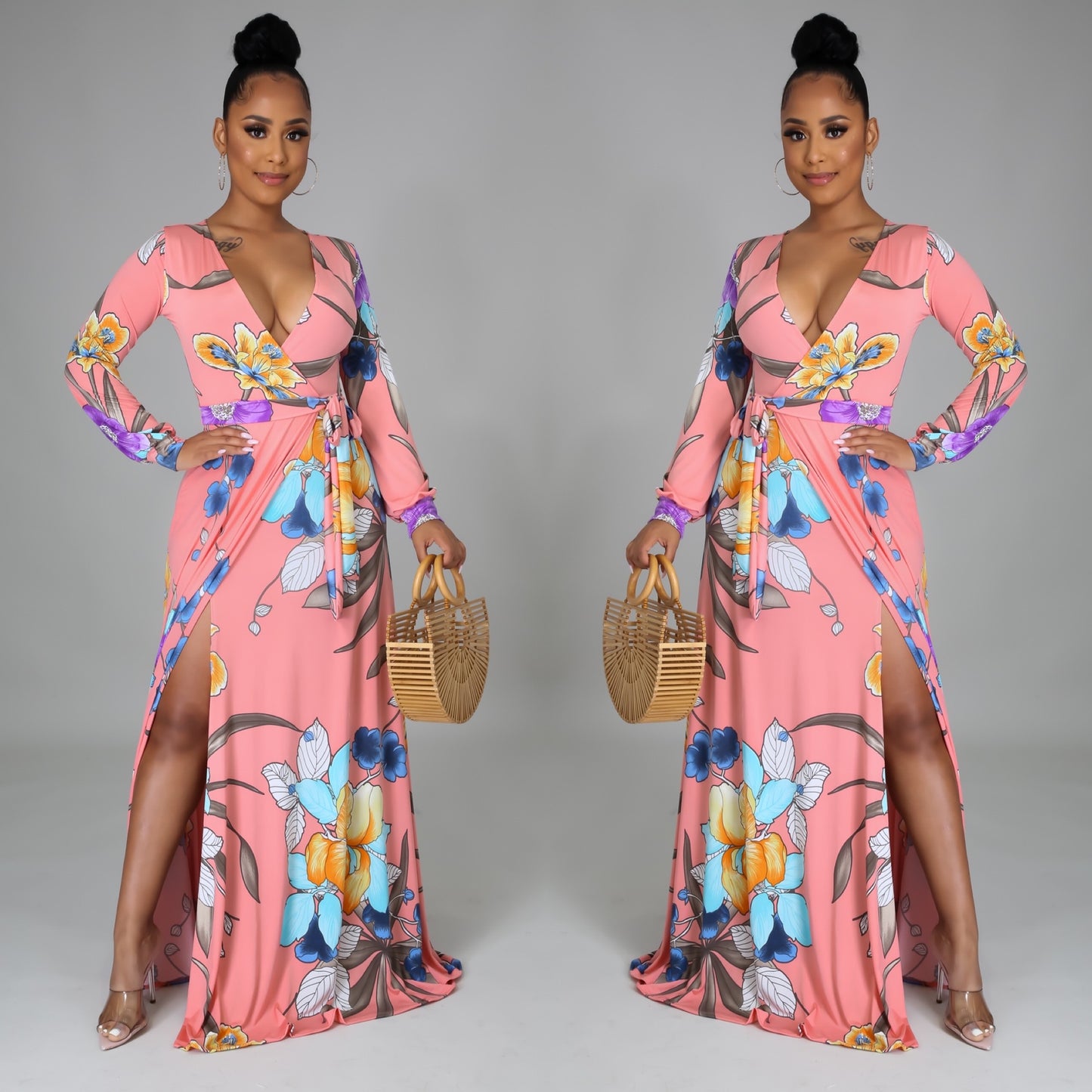 “FLOWER BOMB “ Maxi Dress