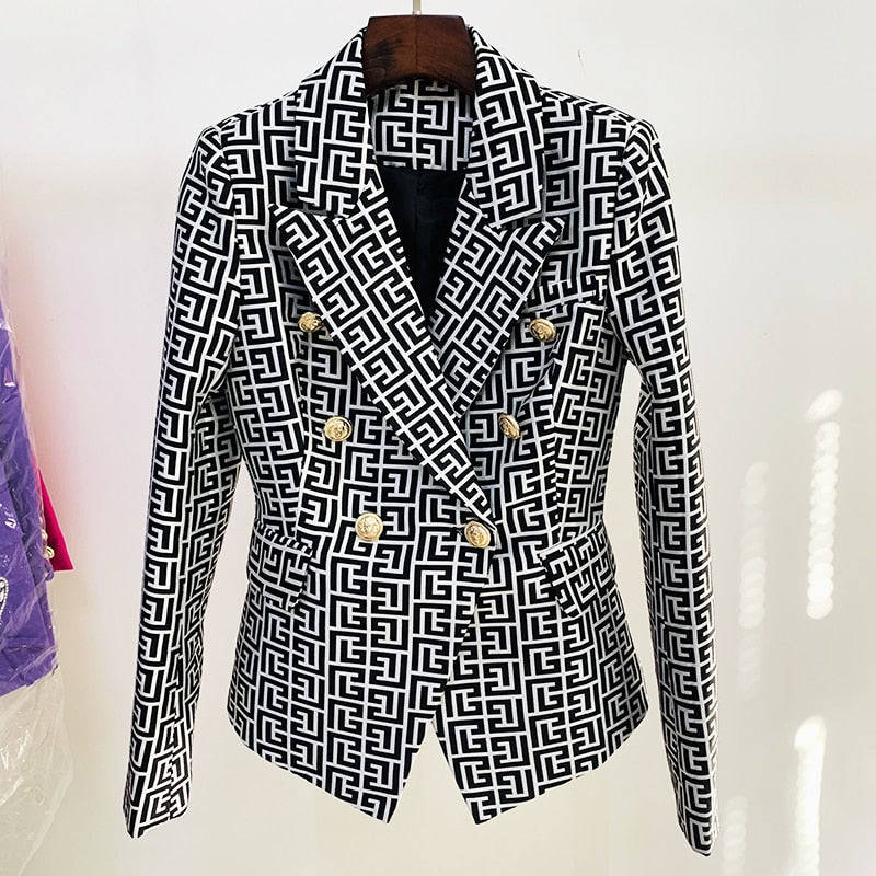 “LIONESS “ Jacquard Blazer