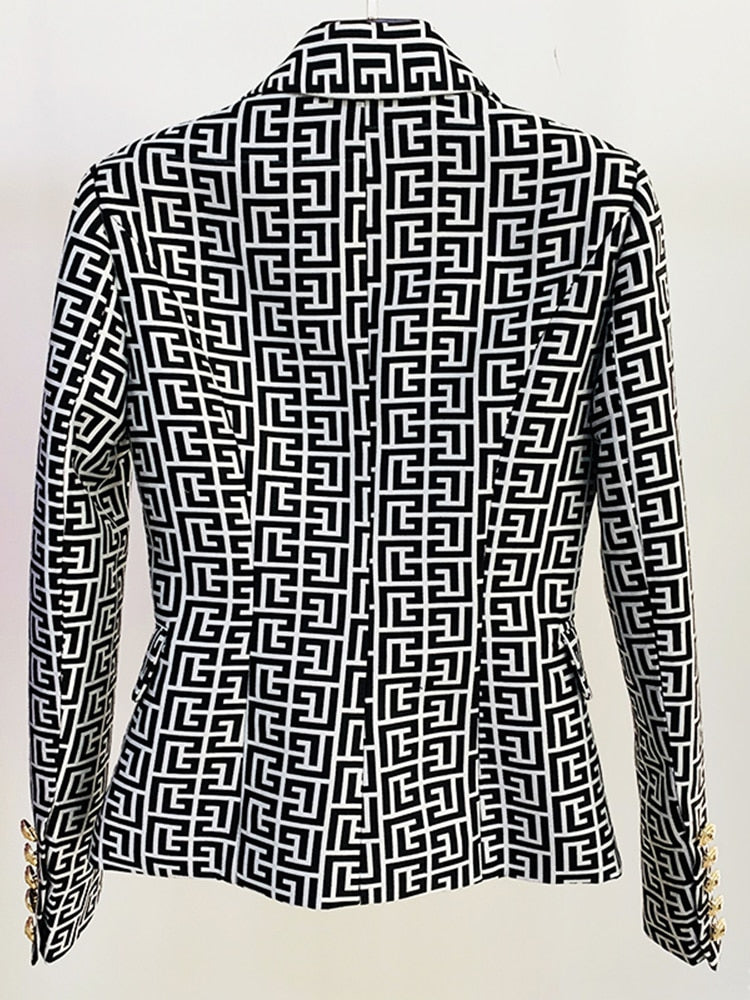 “LIONESS “ Jacquard Blazer