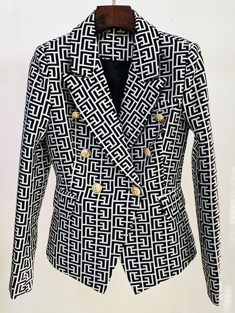 “LIONESS “ Jacquard Blazer