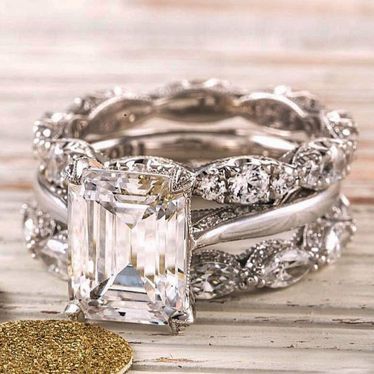 Vintage Silver Bright Layer Ring-Junie Boutique